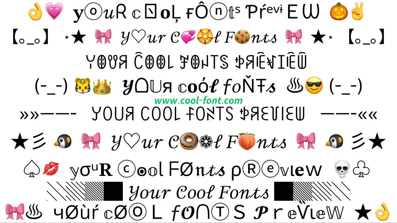 cool-fonts